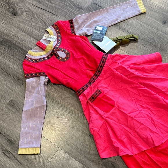 ❤️Disney Parks Wish Dahlia Pink and Red Costume Dress size 7/8 - Picture 5 of 7